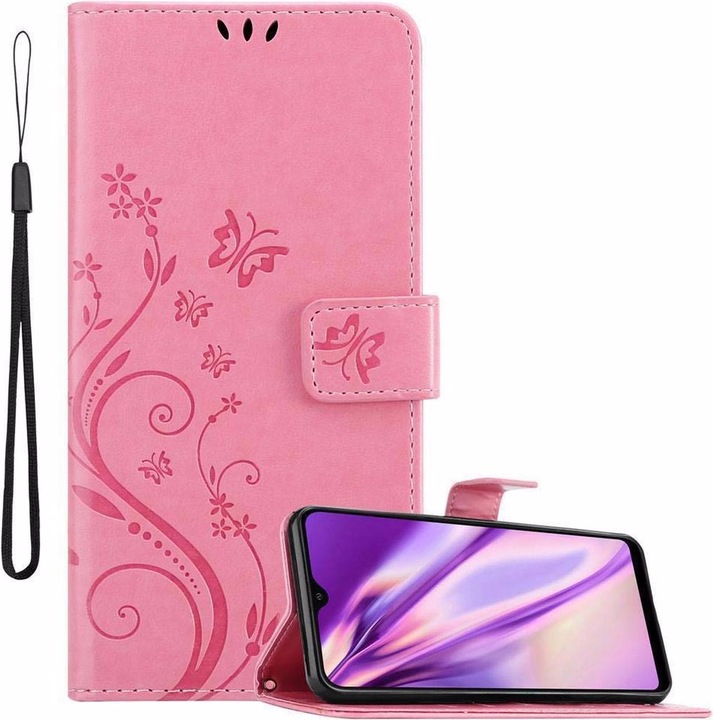 Actual product image Cadorabo Flower Book Cover (Samsung Galaxy A10)