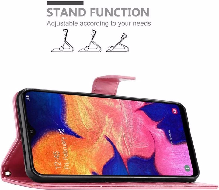 Actual product image Cadorabo Flower Book Cover (Samsung Galaxy A10)