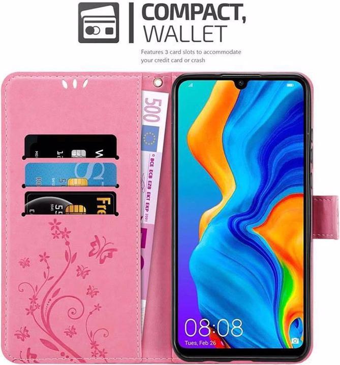 Actual product image Cadorabo Flower Book Cover (Huawei P30 Lite)
