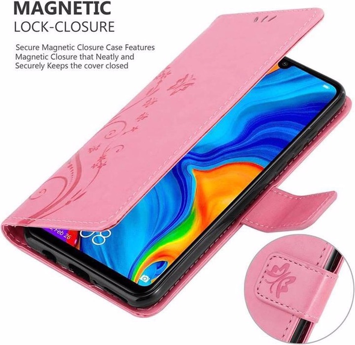 Produktbild Cadorabo Flower Book Cover (Huawei P30 Lite)