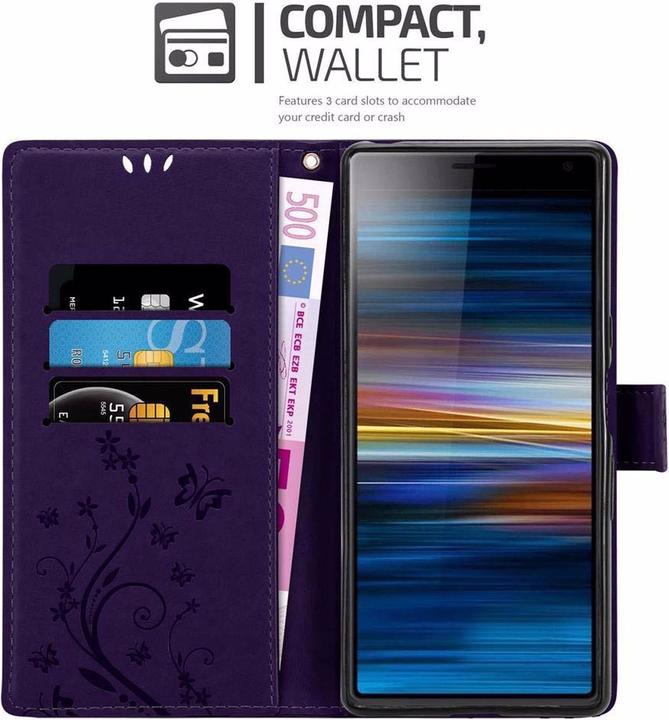 Actual product image Cadorabo Flower Book Cover (Sony Xperia XA3, Sony Xperia 10)