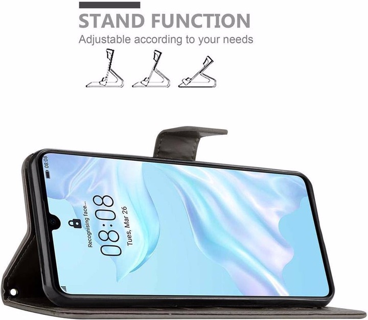 Produktbild Cadorabo Flower Book Cover (Huawei P30)