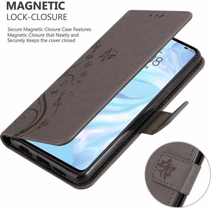 Produktbild Cadorabo Flower Book Cover (Huawei P30)