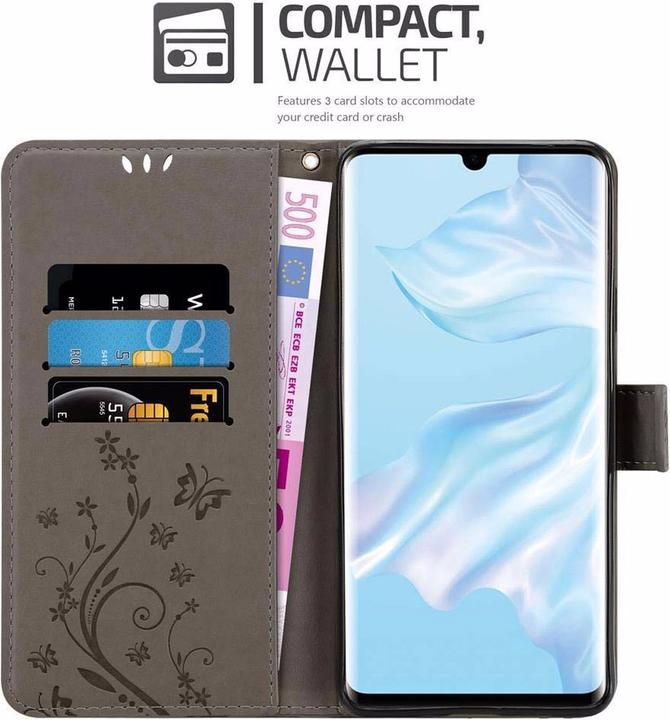 Actual product image Cadorabo Flower Book Cover (Huawei P30 Pro)