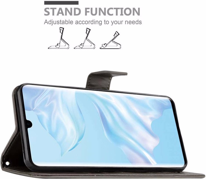 Produktbild Cadorabo Flower Book Cover (Huawei P30 Pro)