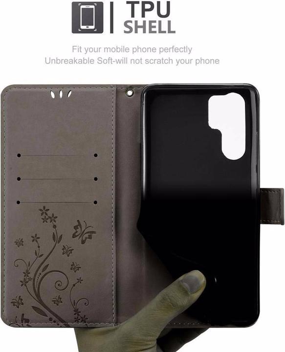 Actual product image Cadorabo Flower Book Cover (Huawei P30 Pro)