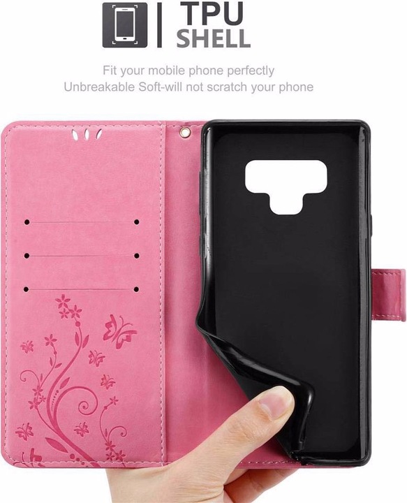 Produktbild Cadorabo Flower Book Cover (Samsung Galaxy Note 9)