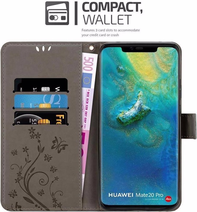 Produktbild Cadorabo Flower Book Cover (Huawei Mate 20 Pro)