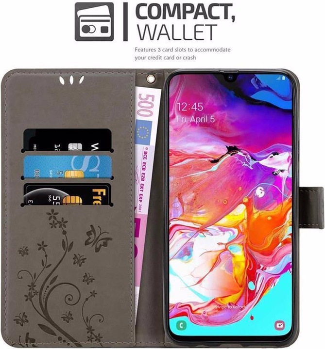 Produktbild Cadorabo Flower Book Cover (Samsung Galaxy A70)