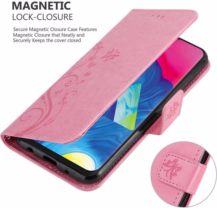 Produktbild Cadorabo Flower Book Cover (HTC One M10, Samsung Galaxy A10)