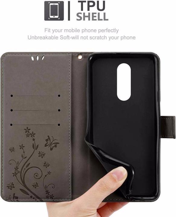 Actual product image Cadorabo Flower Book Cover (Sony Xperia 1, Sony Xperia XZ4)