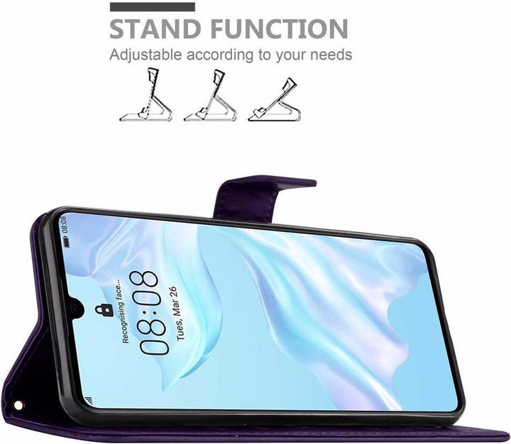 Image du produit Cadorabo Couverture du livre de fleurs (Huawei P30)
