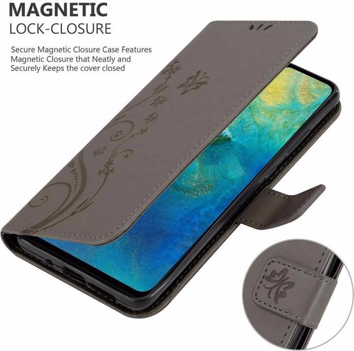 Image du produit Cadorabo Couverture du livre de fleurs (Mate 20)