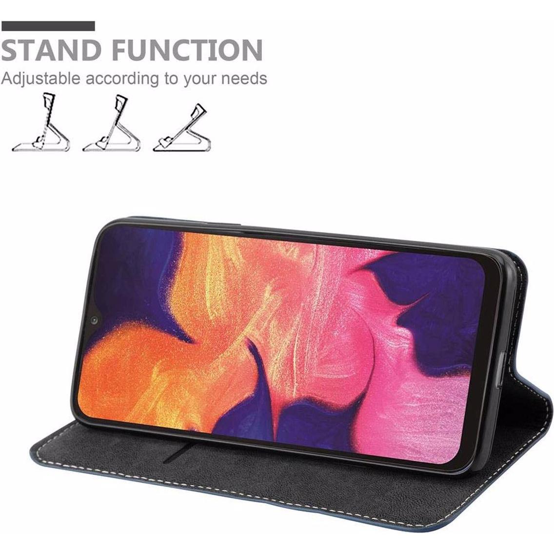 Thumbnail - Cadorabo Book X-Wallet Cover (Samsung Galaxy A10), Smartphone Hülle, Blau