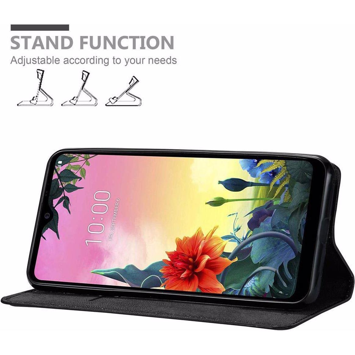 Thumbnail - Cadorabo Book Invisible Magnet Cover (LG K50s), Smartphone Hülle, Schwarz