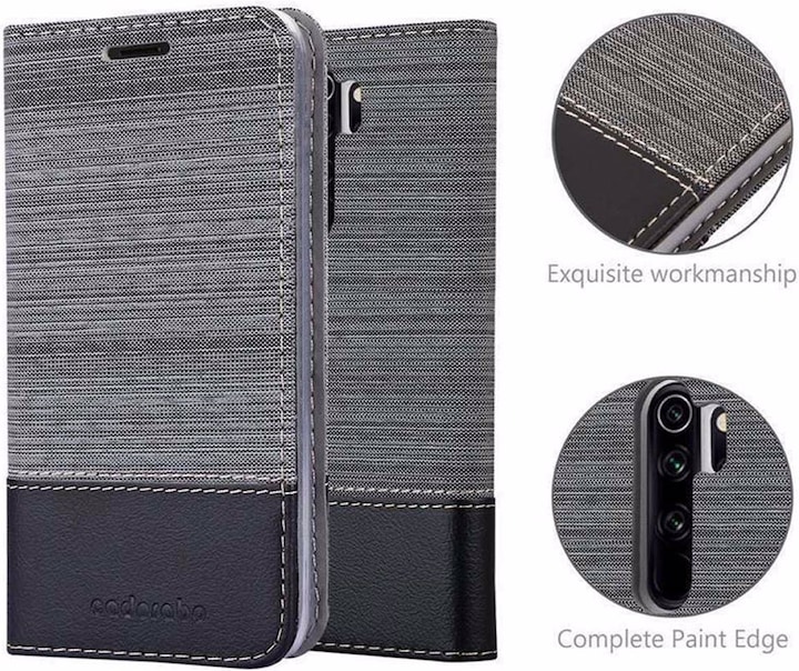 Produktbild Cadorabo Book Jeans Optik Cover (Xiaomi Redmi Note 8 Pro)