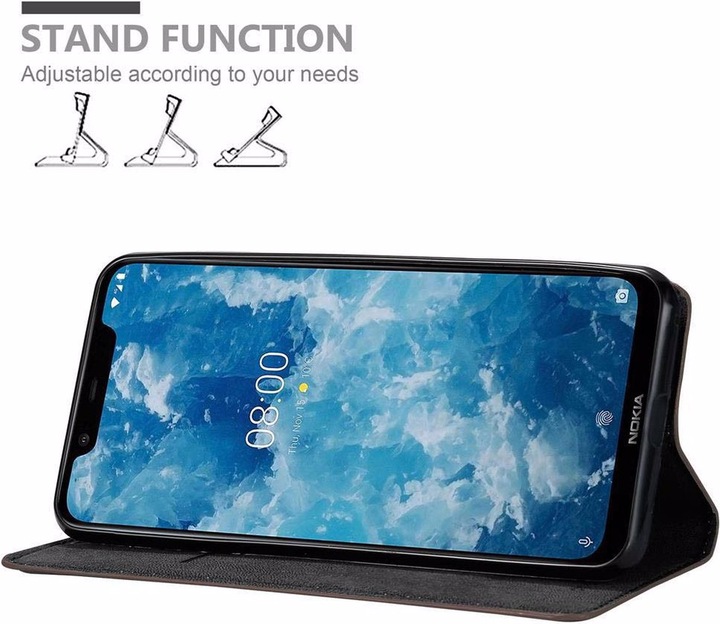 Produktbild Cadorabo Book Invisible Magnet Cover (Nokia 7.1 Plus)