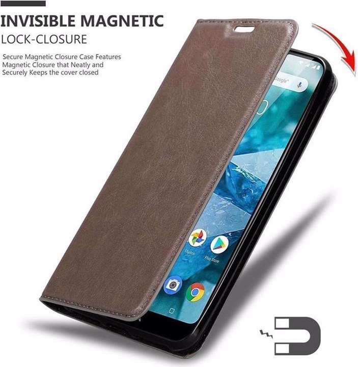 Produktbild Cadorabo Book Invisible Magnet Cover (Nokia 7.1)