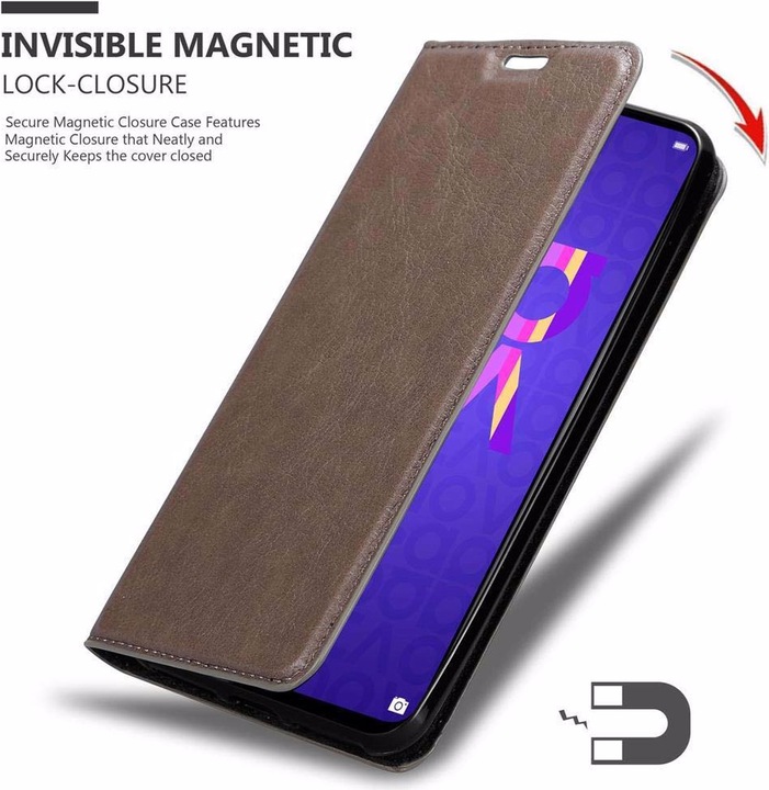 Actual product image Cadorabo Book Invisible Magnet Cover (Huawei Nova 5T)