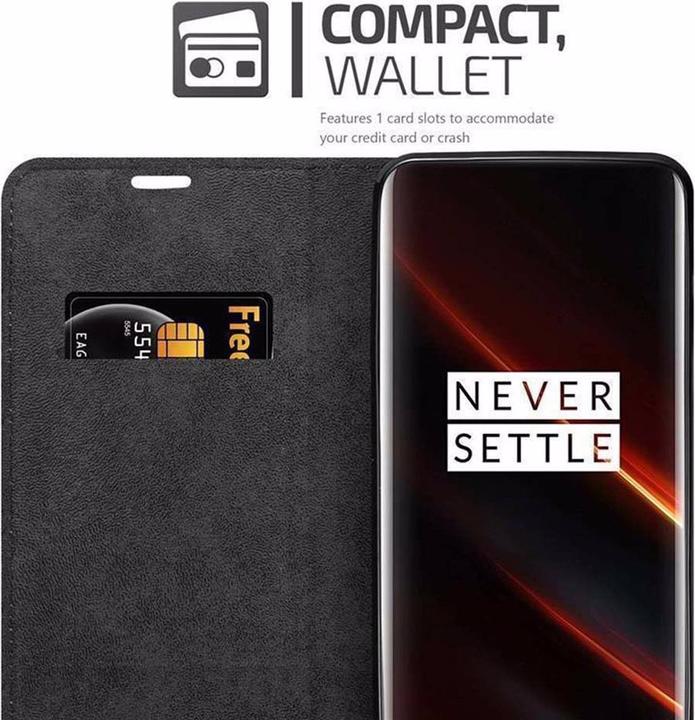 Actual product image Cadorabo Book Invisible Magnet Cover (OnePlus 7T Pro)
