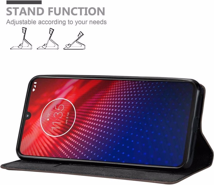 Produktbild Cadorabo Book Invisible Magnet Cover (Motorola Moto Z4)