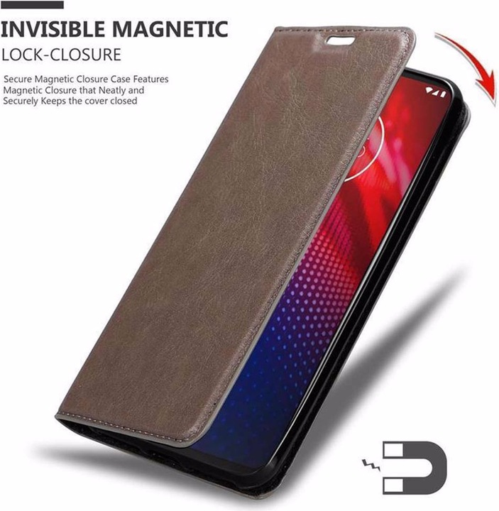 Produktbild Cadorabo Book Invisible Magnet Cover (Motorola Moto Z4)
