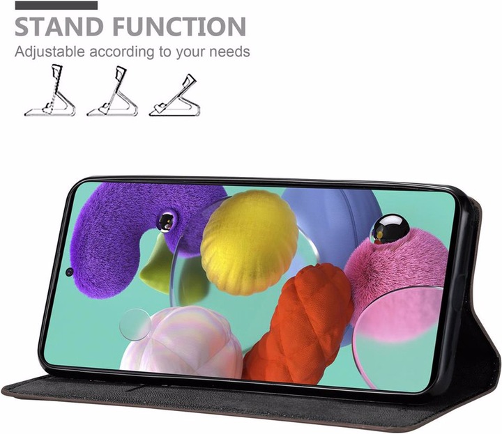Actual product image Cadorabo Book Invisible Magnet Cover (Samsung Galaxy A51 5G)