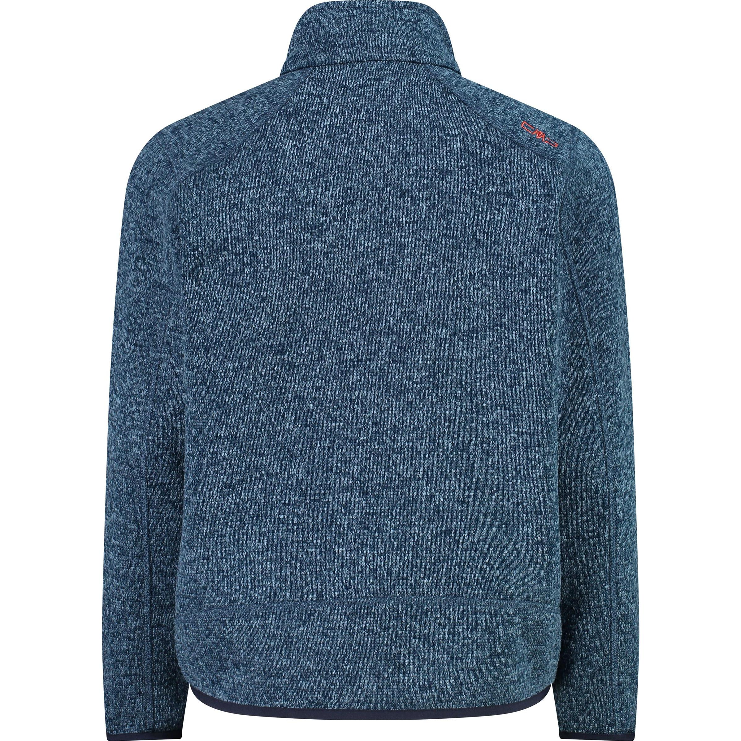 CMP Campagnolo, Unisex, Jacke, Boy's Jacket Jacquard Knitted (104), Blau, 104