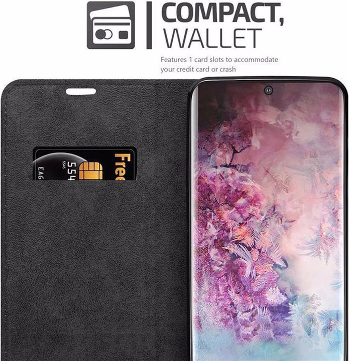 Actual product image Cadorabo Book Invisible Magnet Cover (Samsung Galaxy Note 10+)