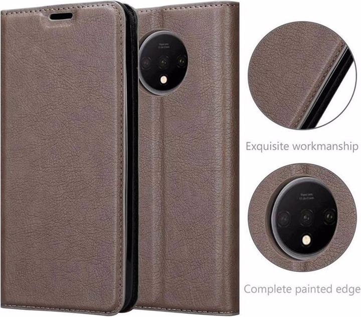 Actual product image Cadorabo Book Invisible Magnet Cover (OnePlus 7T)