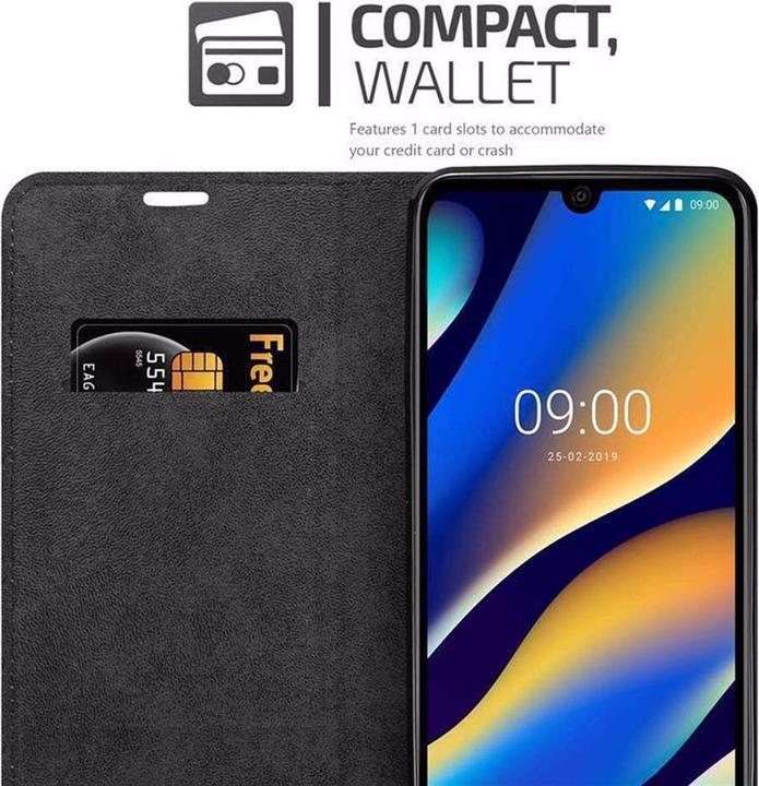 Actual product image Cadorabo Book Invisible Magnet Cover (Wiko View 3 Lite)