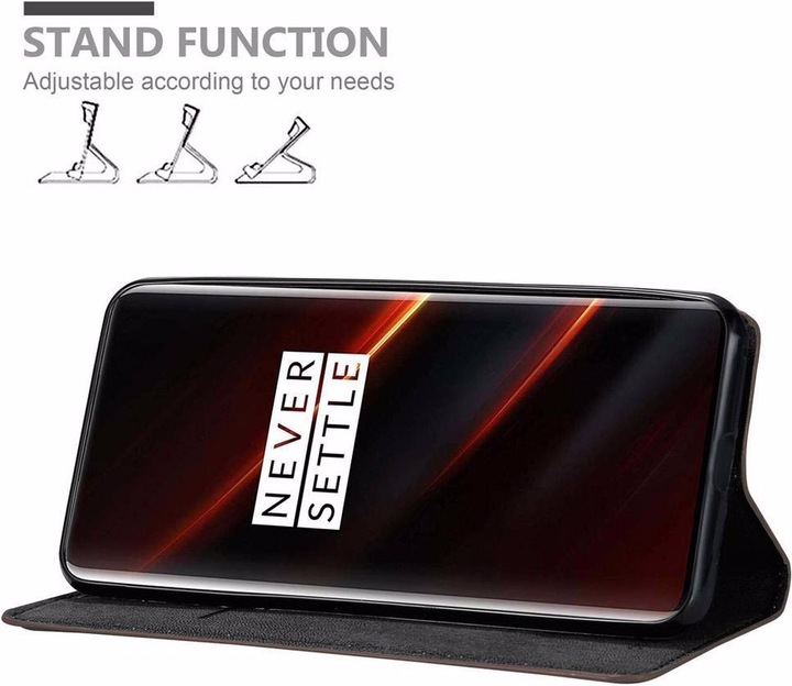 Actual product image Cadorabo Book Invisible Magnet Cover (OnePlus 7T Pro)