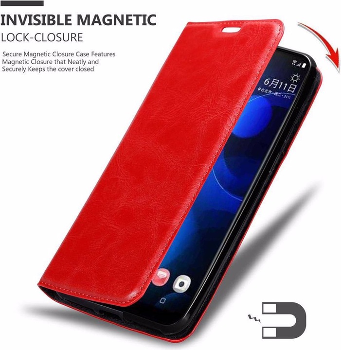 Actual product image Cadorabo Book Invisible Magnet Cover (HTC Desire 19+)