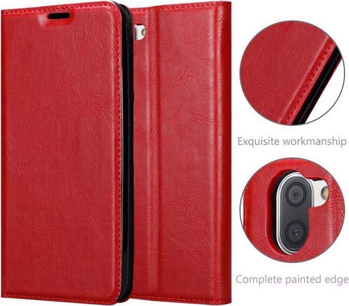 Actual product image Cadorabo Book Invisible Magnet Cover (Sharp Aquos R3)