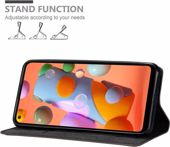 Actual product image Cadorabo Book Invisible Magnet Cover (Samsung Galaxy A11)