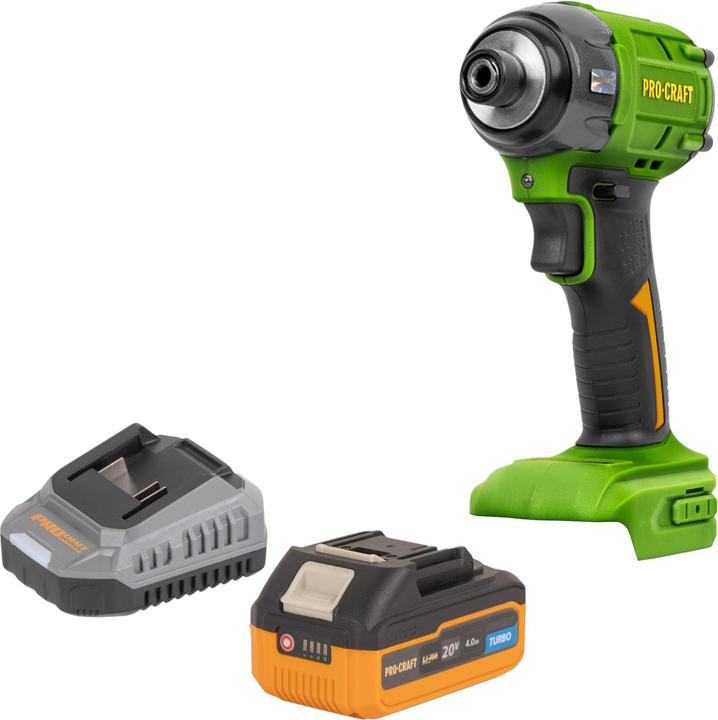 Produktbild Procraft PS22bb Akku Schlagschrauber 20 V 230 Nm 1/2" Brushless + 1x Akku 4,0 Ah + Ladegerät (Schlagschrauber)