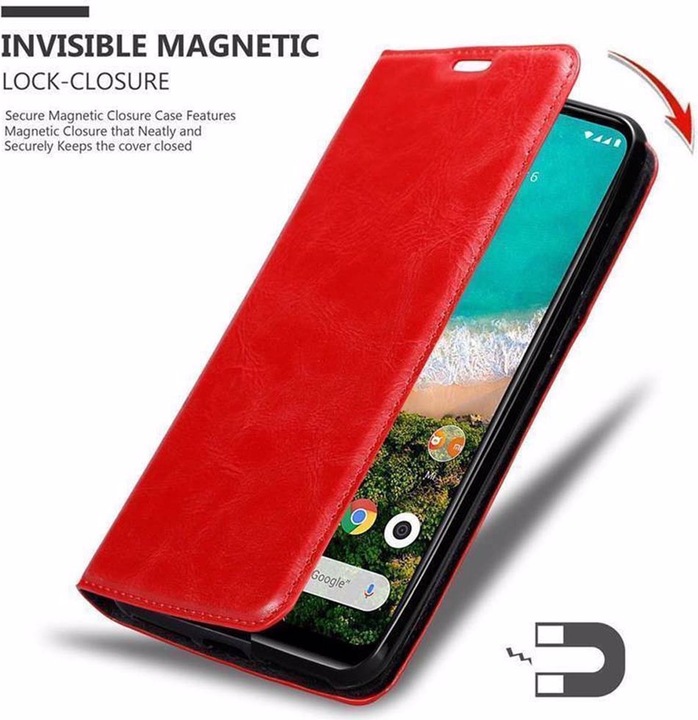 Actual product image Cadorabo Book Invisible Magnet Cover (Mi CC9)