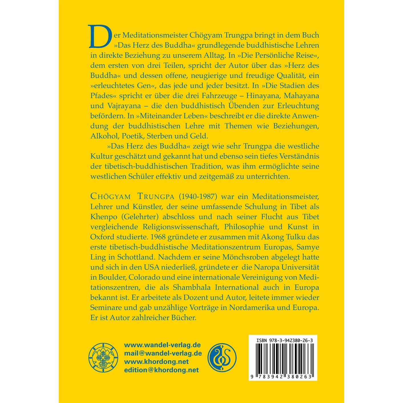 Thumbnail - Chögyam Trungpa, Fachbücher von Chögyam Trungpa