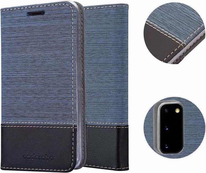 Produktbild Cadorabo Book Jeans Optik Cover (Samsung Galaxy A71)
