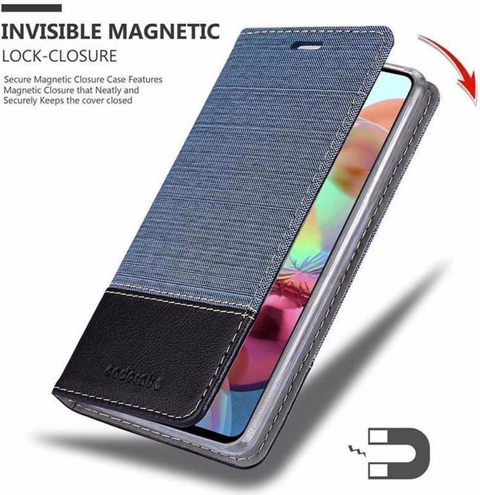 Actual product image Cadorabo Book Jeans Optics Cover (Samsung Galaxy A71)