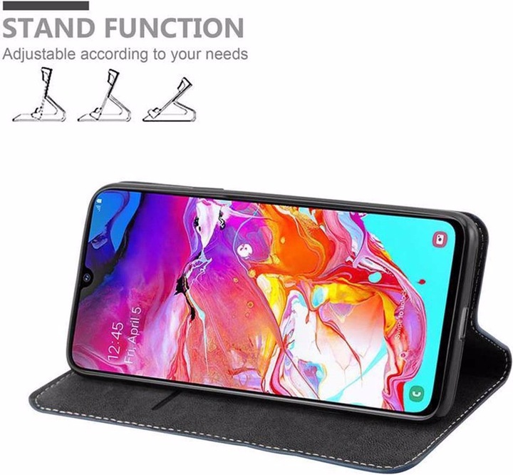 Actual product image Cadorabo Book X Wallet Cover (Samsung Galaxy A70)