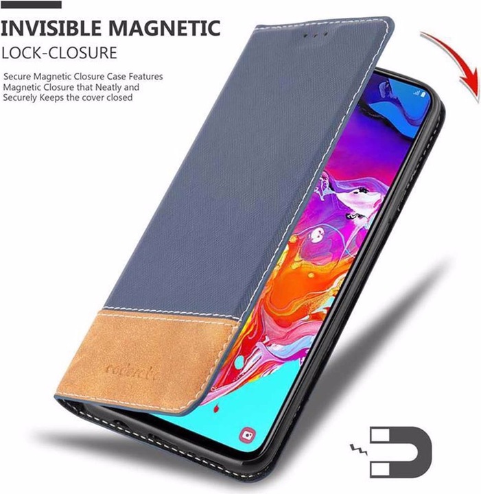 Actual product image Cadorabo Book X Wallet Cover (Samsung Galaxy A70)