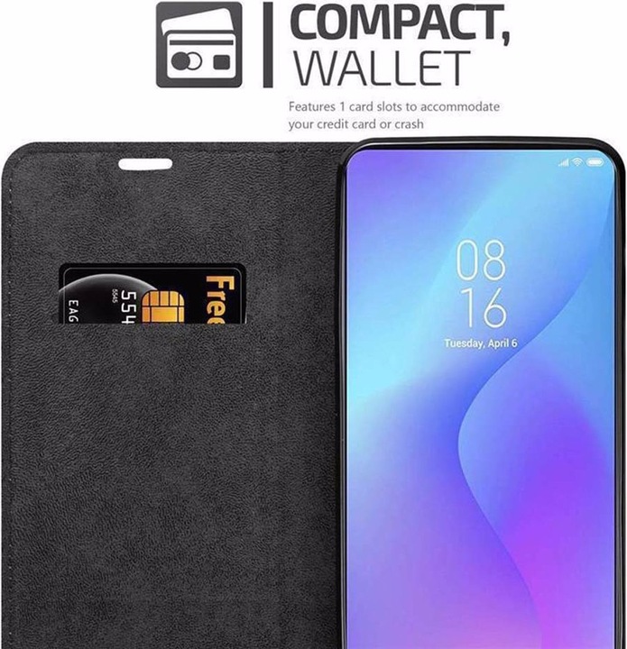 Produktbild Cadorabo Book Invisible Magnet Cover (Xiaomi Mi 9T, Xiaomi Mi 9T Pro)