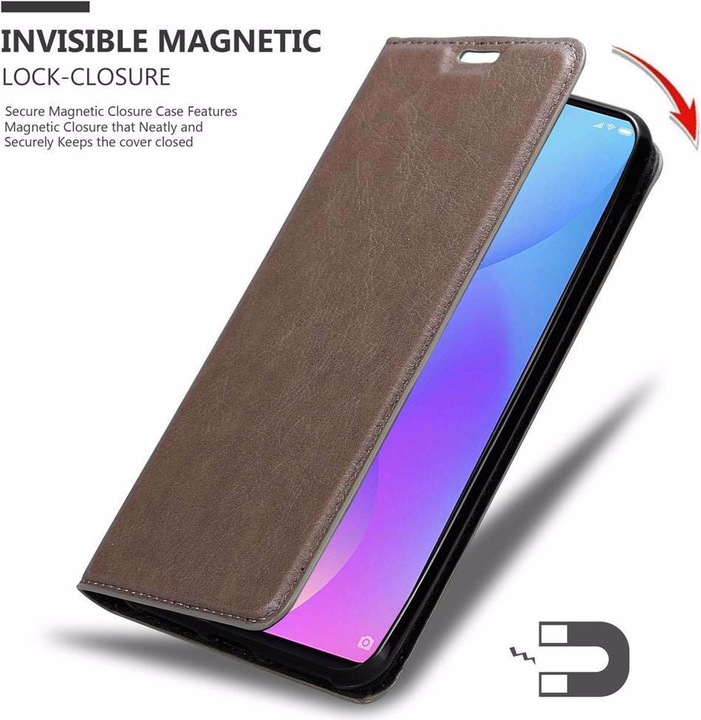 Produktbild Cadorabo Book Invisible Magnet Cover (Xiaomi Mi 9T, Xiaomi Mi 9T Pro)