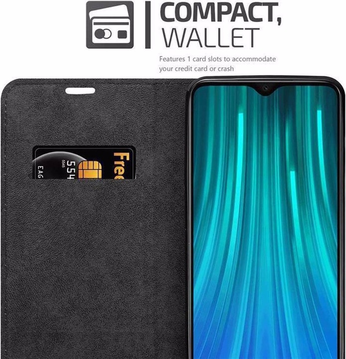 Actual product image Cadorabo Book Invisible Magnet Cover (Xiaomi Redmi Note 8 Pro)
