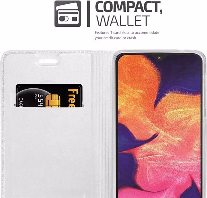 Actual product image Cadorabo Book Classy Style Cover (Samsung Galaxy A10, HTC One M10)