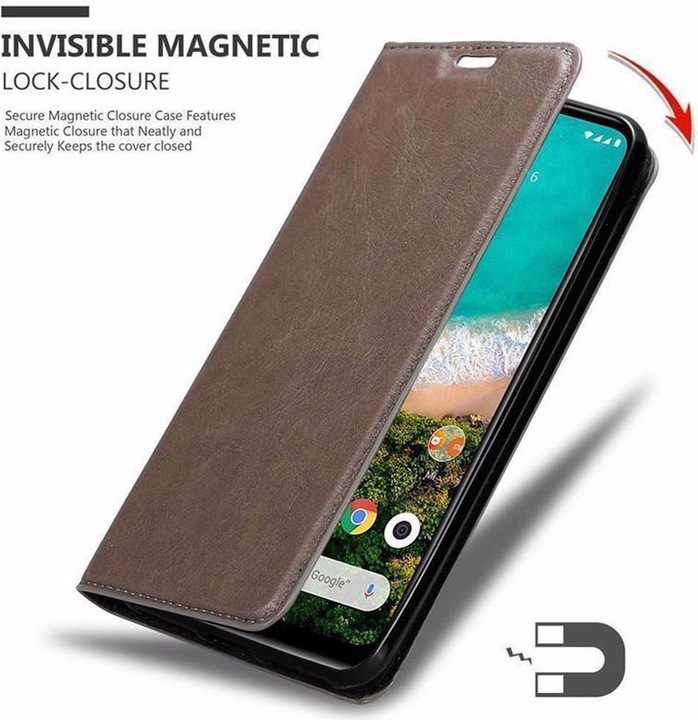 Actual product image Cadorabo Book Invisible Magnet Cover (Mi A3)