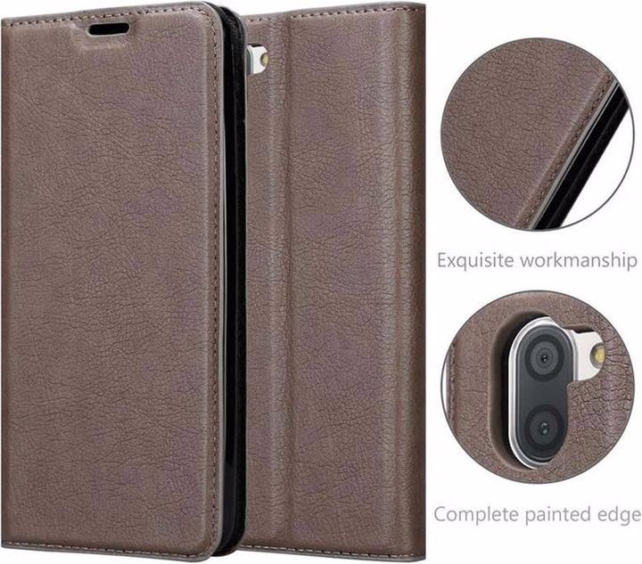 Actual product image Cadorabo Book Invisible Magnet Cover (Sharp Aquos R3)