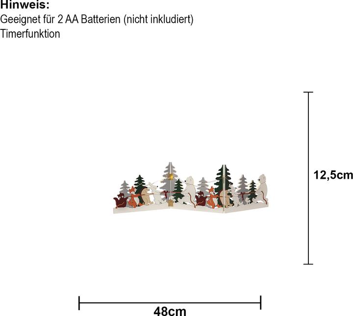 Image du produit Star Trading Décor de table Forest Friends