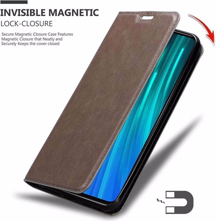 Actual product image Cadorabo Book Invisible Magnet Cover (Xiaomi Redmi Note 8 Pro)